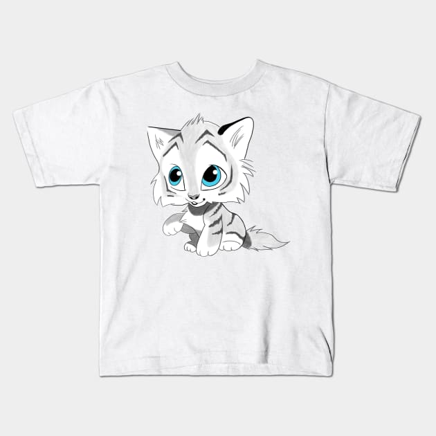 Tiger cub Kids T-Shirt by Shenron